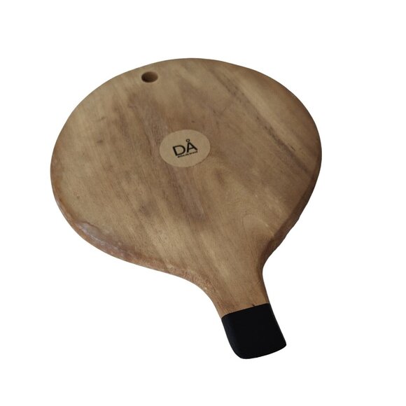 DA Brand Set of 2 Wood Serving Platters Charcuterie Board Paddles Carrying Bag - Picture 3 of 6